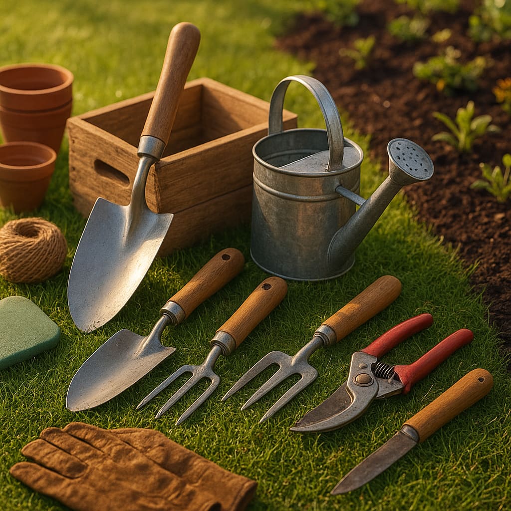 Werkzeuge für Gartenunterhalt